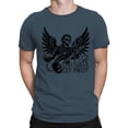 thumbnail image 2 of Rocker Skull with Wings Men's T-shirt, 2 of 3