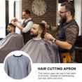 thumbnail image 2 of Miangastore Hair Protection Hair Cutting Gown Waterproof Hair Dye Cape Grey Silk 1Set, 2 of 8