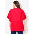 thumbnail image 2 of Catherines Women's Plus Size Harborview Eyelet Top, 2 of 6
