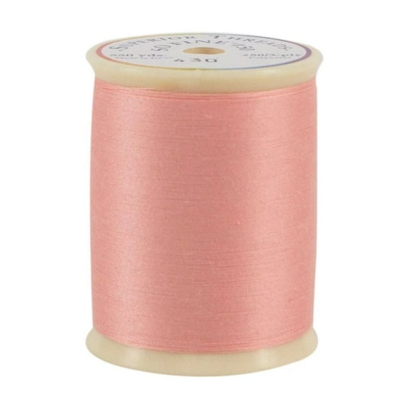 430 So Fine Polyester Thread 3-ply 50wt 550yds Peach Tart