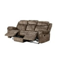 thumbnail image 5 of Bowery Hill Velvet Chocolate Sofa Rectangular Storage Drawer 87"W Unassembled, 5 of 5