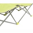 thumbnail image 4 of Coleman 2 Person Camping Quattro Lax Double Quad Chair w/ Pockets | Green & Grey, 4 of 5