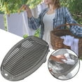 thumbnail image 5 of Portable Washboard Hand Washing Board Hanging Hole Slip Transparent Cleaning Tools Integrated High Toughness Laundry Tool for Grey, 5 of 8