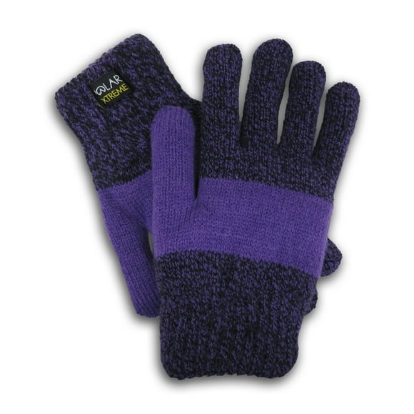 Polar Extreme Guantes de Invierno Súper Cálidos con Aislamiento Térmico para Mujer (Púrpura)