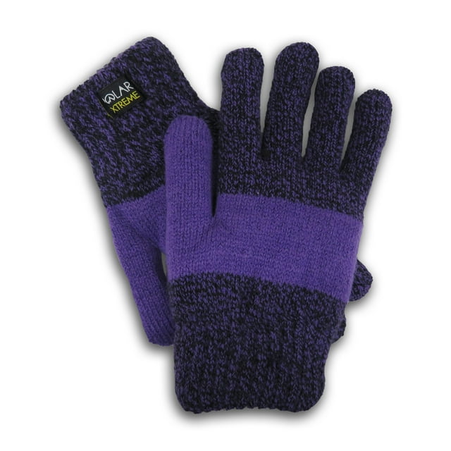Polar Extreme Guantes de Invierno Súper Cálidos con Aislamiento Térmico para Mujer (Púrpura)