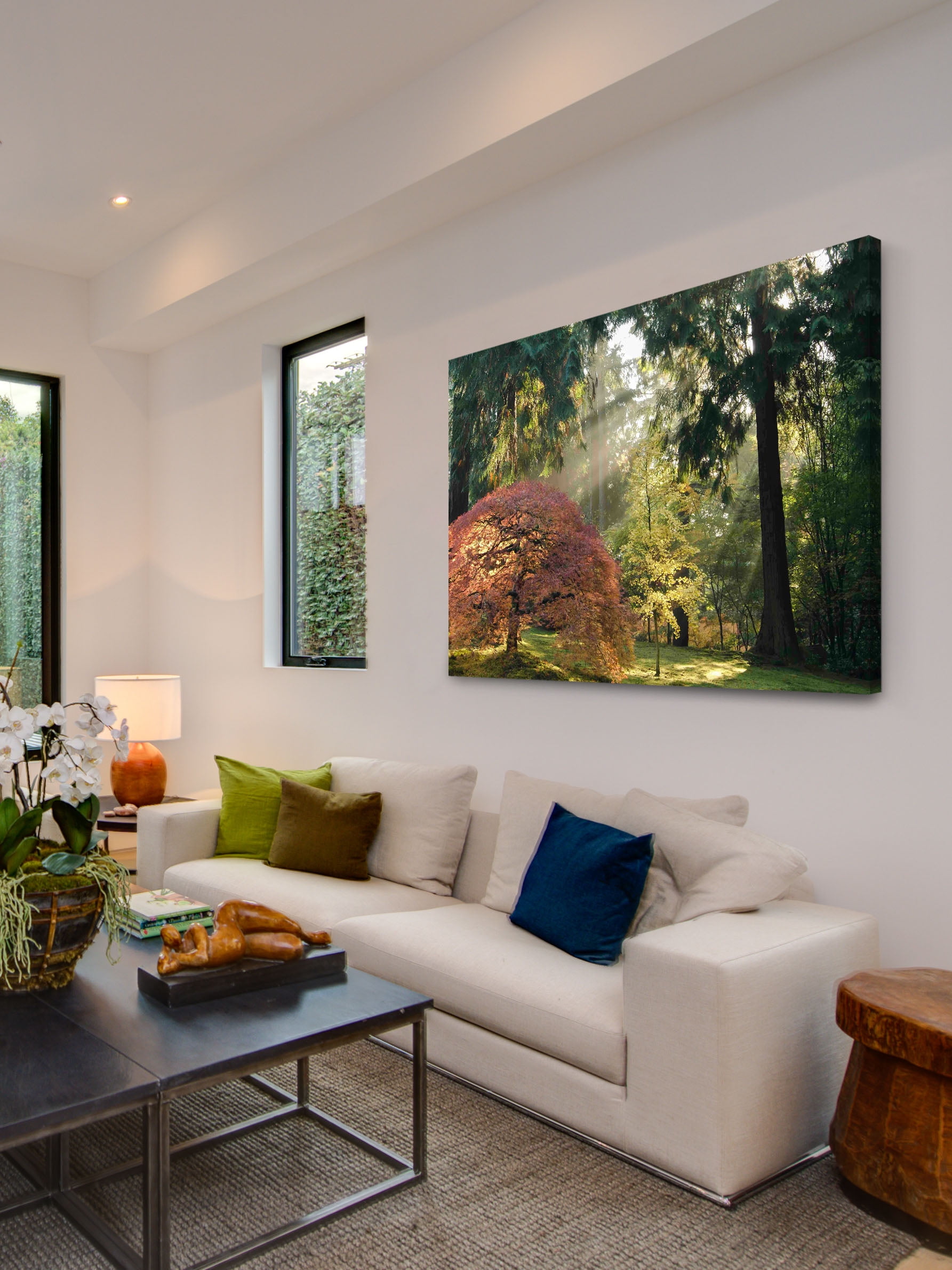 "Bathed in Morning Light" Painting Print on Wrapped Canvas
