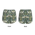 thumbnail image 6 of Goofa Deer And Flowers Printed Women 2 in 1 Running Shorts,Quick Dry Athletic Workout Shorts,High Waisted Athletic Shorts with Liner Pockets-XX-Large, 6 of 9