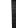 thumbnail image 4 of 8-Tier Media Tower Rack, CD DVD Slim Storage Cabinet with Adjustable Shelves, Tall Narrow Bookcase Display Bookshelf for Home Office, Multi-Functional Double-Decker Bookcase, Black, 4 of 12