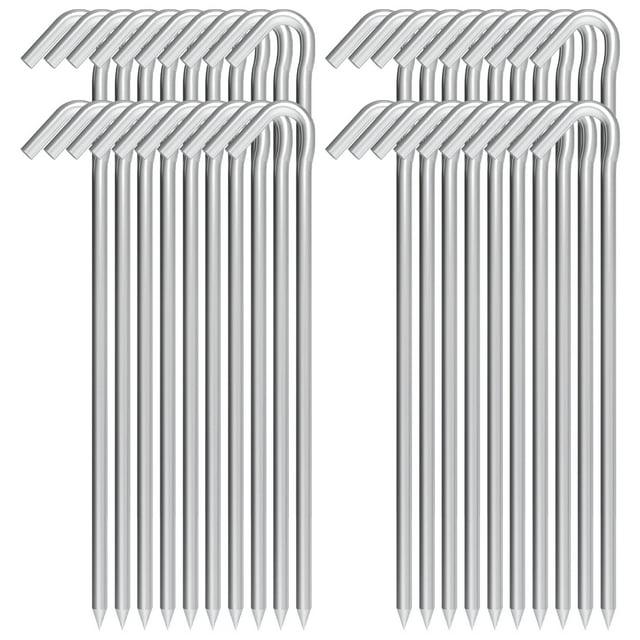 Estacas para Tienda OK5STAR de 23 cm en Metal, Resistente, Paquete de 40