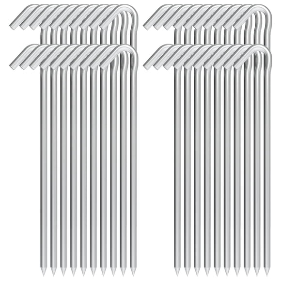 Estacas para Tienda OK5STAR de 23 cm en Metal, Resistente, Paquete de 40