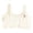 Beige, variant on Ticikt Girls' Cotton Ribbed Training Bra, Cute Decor Puberty Underwear for ,White
