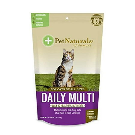 Daily multi pour chats, multivitamines Chew Pack 1, expédition rapide, Marque Trudeau