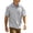 #03 Gray 【Mix, Match & Rotate: Stock Up on Daily Colors】, variant on Men's Vintage Color Block Lapel V Neck Short Sleeve Casual T Shirt Top Loose Fit Breathable Soft Quick Dry Daily Street Fashion Essential Gift For Him | JASKFLY,Beige L
