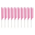 thumbnail image 2 of Hair Rat Tail Combs, Prevent Deformation Hair Parting Combs Heat Resistance Fine Teeth  for Barber Shop, 2 of 7