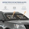thumbnail image 4 of Naloa Travel The World1 2 Piece Foldable Car Sun Shades, Car Windshield Sunshade, Front Window Sunshade for Car, Truck, SUV - Large, 4 of 7