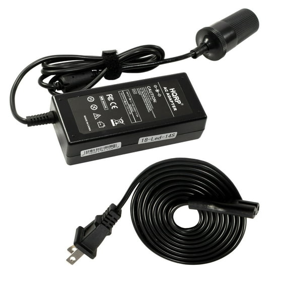 HQRP AC Adapter 110V to 12V 5Amp Converter for Koolatron Voyager Thermoelectric Cooler - P-27