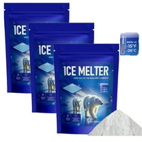 Ice Melt Safer for Concrete, Snow Salt Ice Melt, Salt for Snow and Ice Removal, Sidewalk Salt, Driveway Salt, Snow Melt is Effective Up to -15