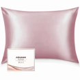 thumbnail image 1 of Chenchen 100% Silk Pillowcase - Mulberry Silk Pillow Cases, 22 Momme 6A Grade Fibers, Silk Pillow Case for Hair and Skin Health, with Hidden Zipper (Queen 20''x30'', Medium Pink, 1PC), 1 of 1
