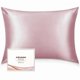 thumbnail image 1 of Chenchen 100% Silk Pillowcase - Mulberry Silk Pillow Cases, 22 Momme 6A Grade Fibers, Silk Pillow Case for Hair and Skin Health, with Hidden Zipper (Queen 20''x30'', Medium Pink, 1PC), 1 of 1
