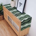 thumbnail image 6 of Table Runner 108 inches Long Sage Green Abstract Gradient Waterproof Table Cloth Holiday Kitchen Dining Table Decorations for Indoor Outdoor Home Party Coffee, 6 of 8