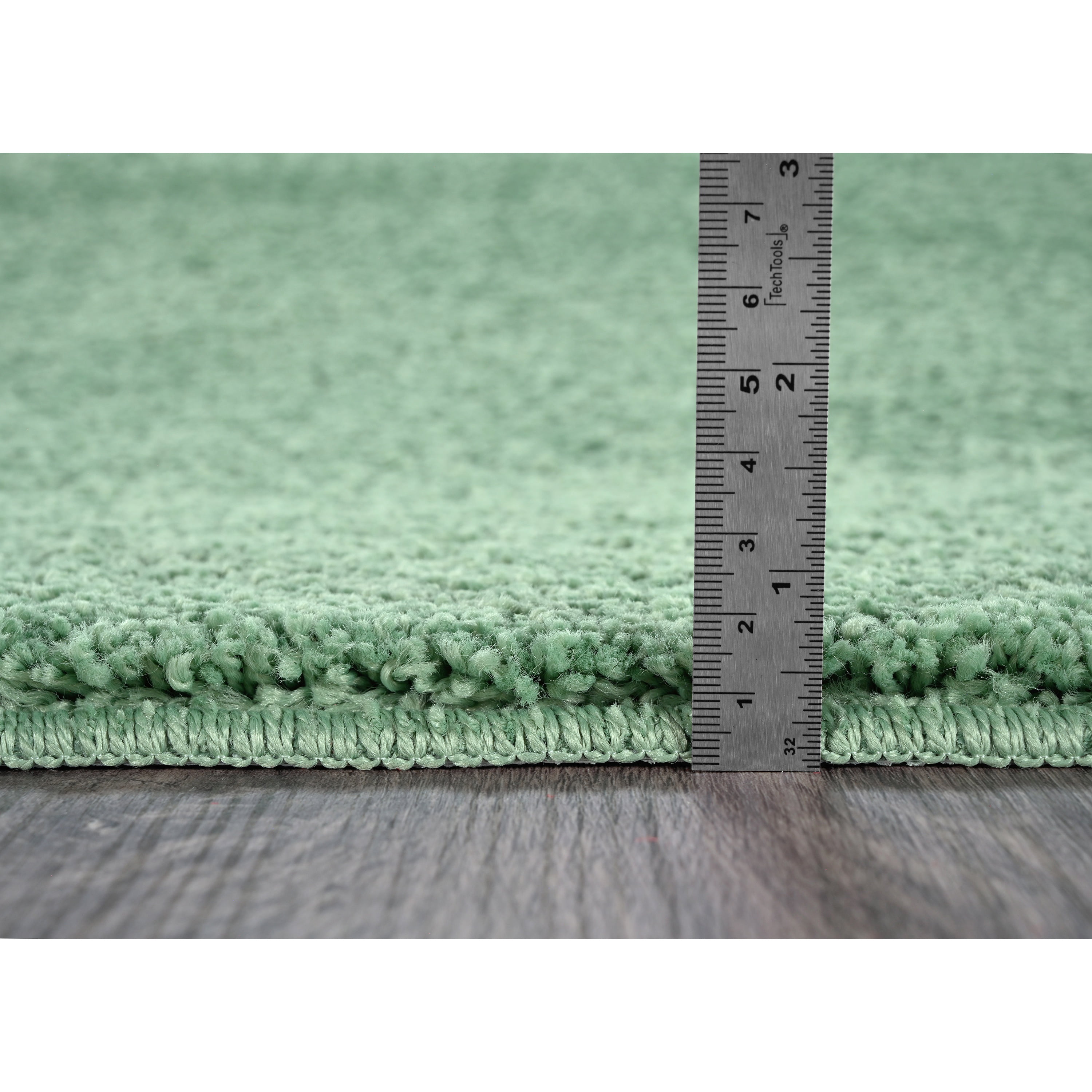 Garland Rug Sedona Washable Bath Rug Set, 4 Piece Set (2 Bath Rugs, Contour Rug, Runner Rug) Deep Fern