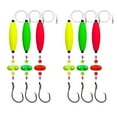thumbnail image 1 of Splihome 3/6Pcs Catfish Fishing Rigs 6/0 8/0 Circle Hooks For Catfish Peg Floats 6pcs, 1 of 5