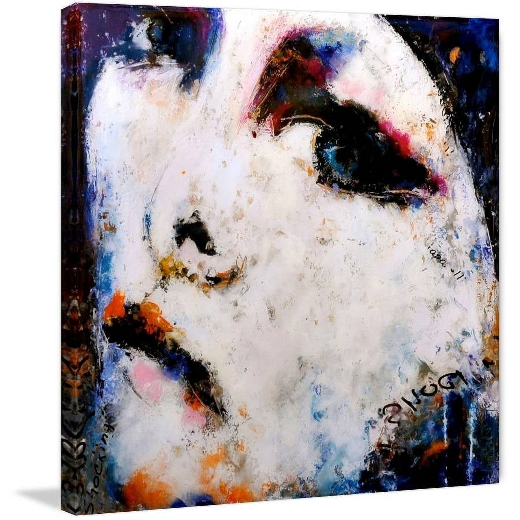 Shocking Shiaparelli Painting Print on Wrapped Canvas