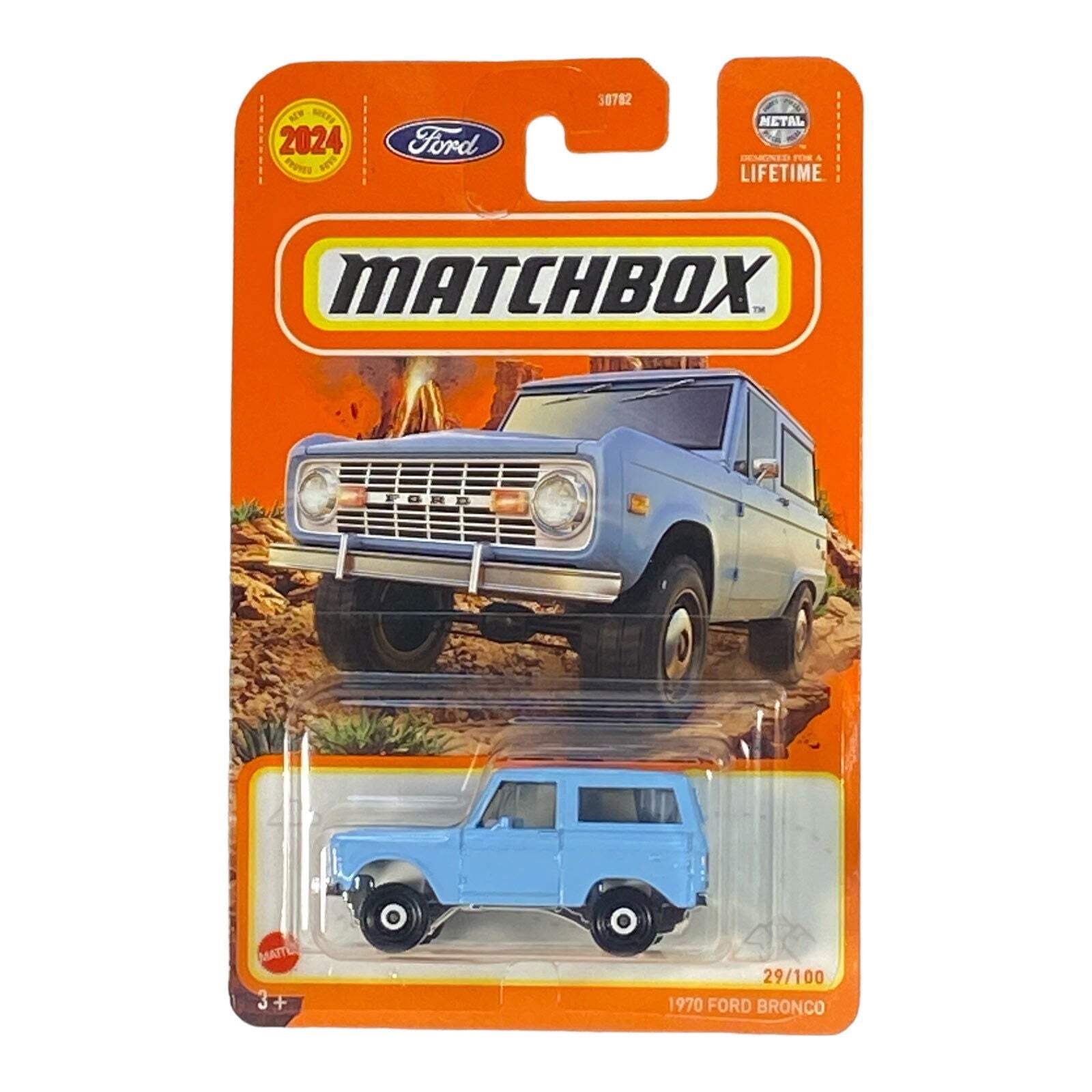 Matchbox 1970 Ford Bronco Diecast Car