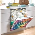 thumbnail image 2 of Yayeee Magnetic Dishwasher Cover for The Front Decoration Home Kitchen Machine Sticker Protector, Colorful Dragon Scales Pattern, 2 of 6