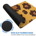thumbnail image 6 of Long Mouse Pads for Desk,Yellow and Black Of Leopard Print Desk Mats on Top Of Desks, Desk Mouse Pad Extra Large with 3mm Non-Slip Base and Stitched Edge for Gaming,Office,Work,Home 31.5"x11.8", 6 of 6