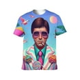 thumbnail image 7 of Scarface T-Shirts for Men, Casual Crew Neck Tee Shirts, Unisex Short Sleeve Tops, S-3XL, 7 of 7
