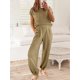 thumbnail image 5 of Conjuntos de suéter de dos piezas para mujer, suéteres de punto, tops y pantalones de cintura alta, chándal, conjuntos de salón, marrón, pequeño esquí esquí Gafas de esquí, 5 of 5