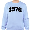 thumbnail image 2 of 1976 College Style Sweatshirt Unisex Large Light Blue, 2 of 5