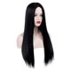 thumbnail image 3 of Dww-black Morticia Addams Peluca Peluca Negra para Disfraz De Morticia Peluca De Pelo Liso para Mujer Cabello Suave Natural Lindo con Gorros De Peluca Pelucas Sintéticas De Colores para D, 3 of 5