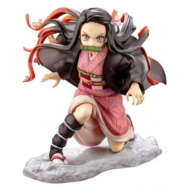 20cm cazadora de figura de acción Mugen tren Rengoku Kyoujurou Anime figura Kimetsu No Yaiba Rengoku Kyoujurou Juguetes Gong Bohan LED