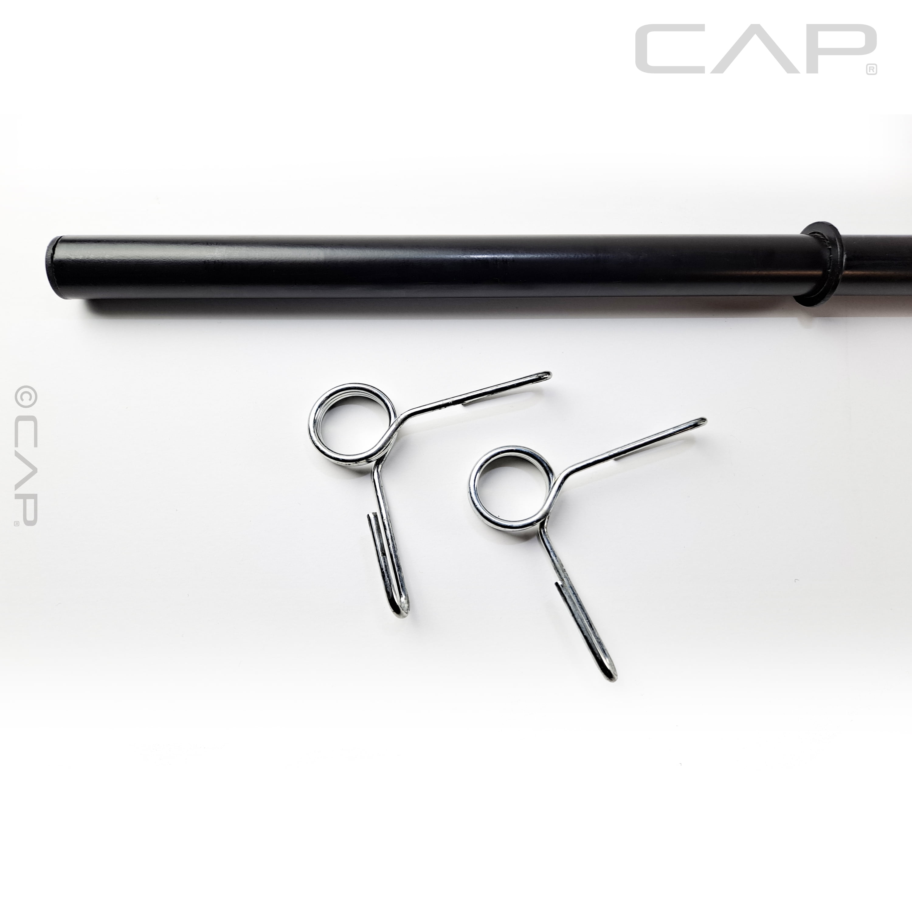 CAP Barbell 4.5ft Weight Lifting Bar - Vinyl Coated Cement