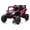 Pink, variant on M optimized 12V UTV Truck, Electric Vehicle with 4 Spring Suspension, EVA Tires, Safety Belt, Double Open Doors, Music, LED Lights for Ages 3-8 Years