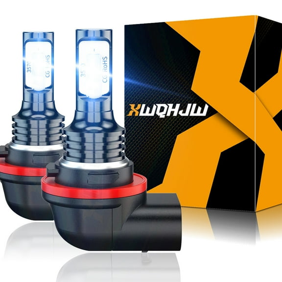 3 PINS LED Headlight Bulbs 6000K 35W For Honda Foreman Rubicon 500 Rancher 420