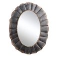 thumbnail image 1 of Creative Co-op Framed Mirror, Scalloped Metal, 1 of 2