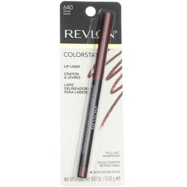 Revlon Color Stay Lip Liner with SoftFlex, Raisin [640] 1 ea (Pack of 3)