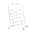 thumbnail image 1 of Panel de soporte de soporte de soporte de servicio Conveniente organizador de estante de almacenamiento de placas de múltiples niveles para la cocina 6 nivel, 1 of 8