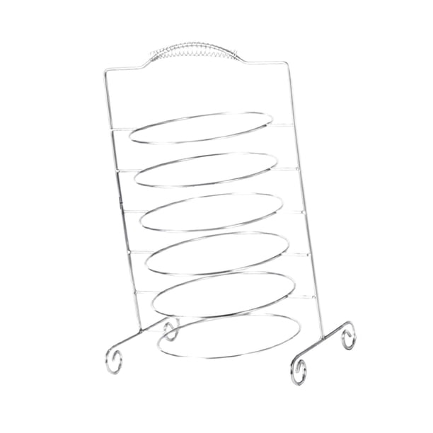 Organizador de soporte para servir moderno, fácil de usar, de acero inoxidable, de varios niveles, práctico 6 nivel
