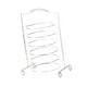thumbnail image 1 of Organizador de soporte para servir moderno, fácil de usar, de acero inoxidable, de varios niveles, práctico 6 nivel, 1 of 9