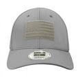 thumbnail image 2 of Embossed Patch Flex Cap, USA, Charcoal, 2 of 6