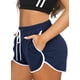 thumbnail image 3 of Pantalones cortos deportivos para mujer con bolsillos Pantalones cortos deportivos con efecto tie dye Pantalones cortos lisos para estar en casa, 3 of 5