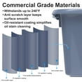 thumbnail image 5 of Gamexcel 4-Pack Extra Large Bus Tubs Restaurant, Commercial Tote Box, Plastic Bus Box, 8.6 Gallon, Dark Grey - 24.5" x 16.5" x 7", 5 of 7