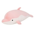 thumbnail image 2 of SDJMa Dolphin Plush Hugging Pillow, Soft Large Dolphins Stuffed Animal Toy Doll Gifts for Kids, Valentine, Christmas, Bedding(13.8"), 2 of 8