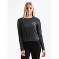 thumbnail image 2 of Salty Crew Women's Tippet Skimmer Long Sleeve Tee T-Shirt in Vintage Black (X-Small, Vintage Black), 2 of 3