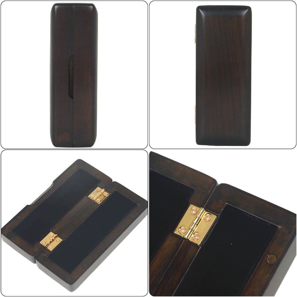 BQBQERT Saxophone Mouthpiece Container Wood Saxophone Mouthpiece Box Saxophone Mouth Case Musical Instrument Saxophone Parts