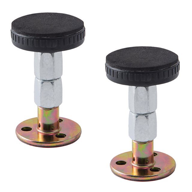 Billuyoard De marco de cama, herramienta antivibración, topes de cabecero roscados ajustables, cabeceros de cama para evitar que se aflojen, fijador Conjuntos de muebles de dormitorio Negro L Billuyoard HA002902-03